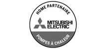 Logo Mitsubishi Electric Home Partenaire Pompes à chaleur